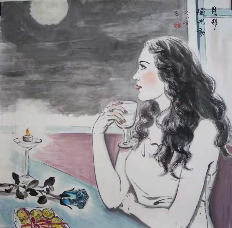 “花好月圆”中外艺术家云上展览（一）(图61)