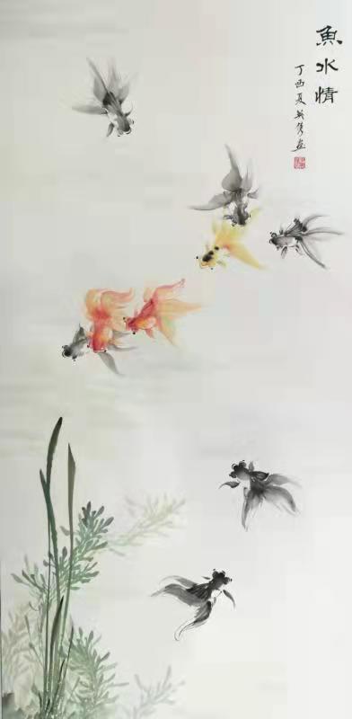 三八国际妇女节中澳女书画家书画作品云展——春天的故事(图45)